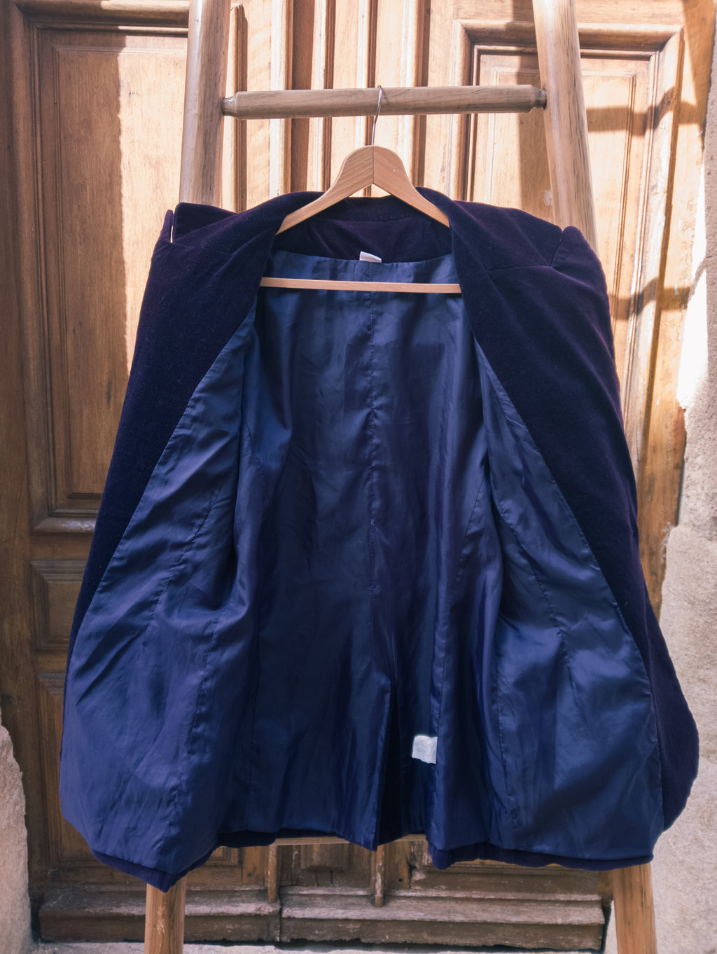 Veste velours 3 suisses vintage ''Aubergine''