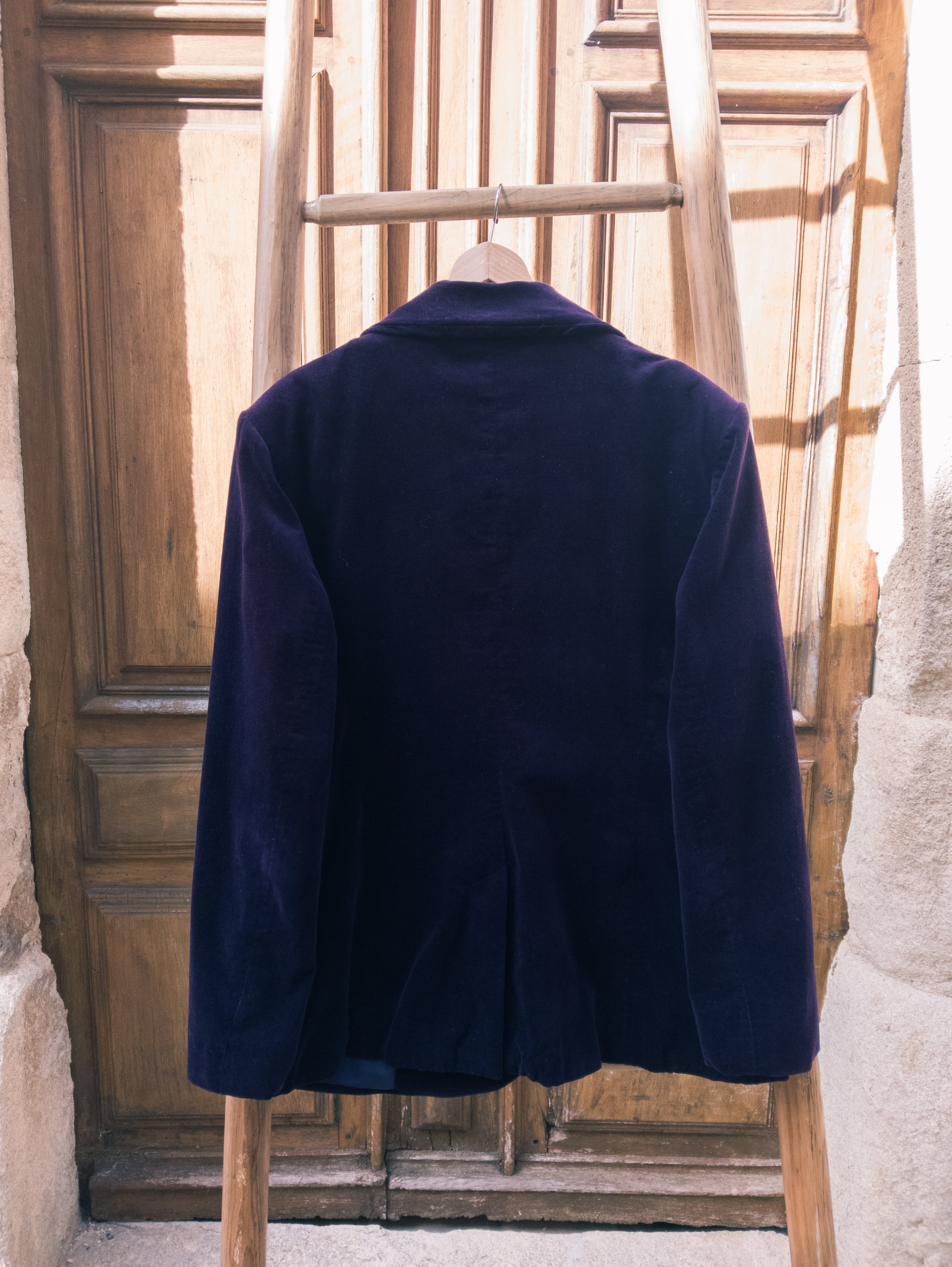 Veste velours 3 suisses vintage ''Aubergine''