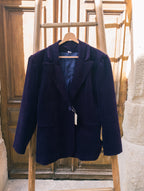 Veste velours 3 suisses vintage ''Aubergine''