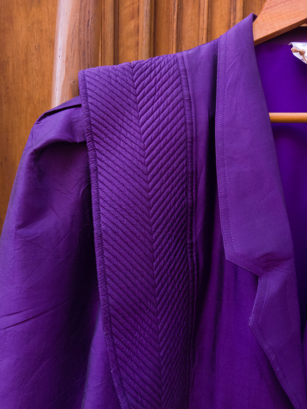 Veste Soie 80's ''Ultra Violet''