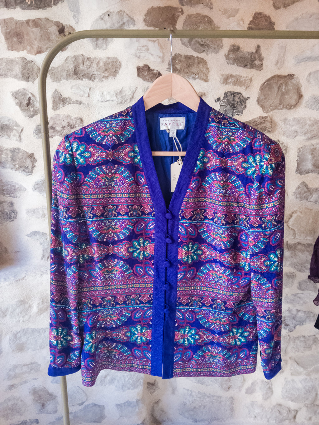 Veste bohème soie ''Indi''