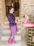 Veste bohème soie ''Indi''