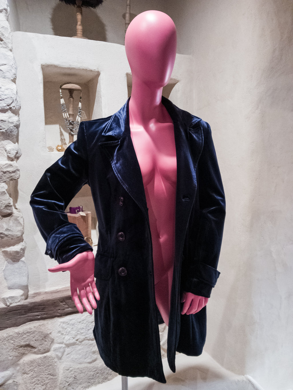 Veste 3/4 Vintage Velours ''Purple Night''