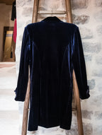 Veste 3/4 Vintage Velours ''Purple Night''