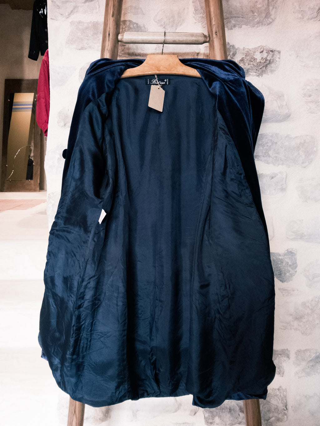 Veste 3/4 Vintage Velours ''Purple Night''