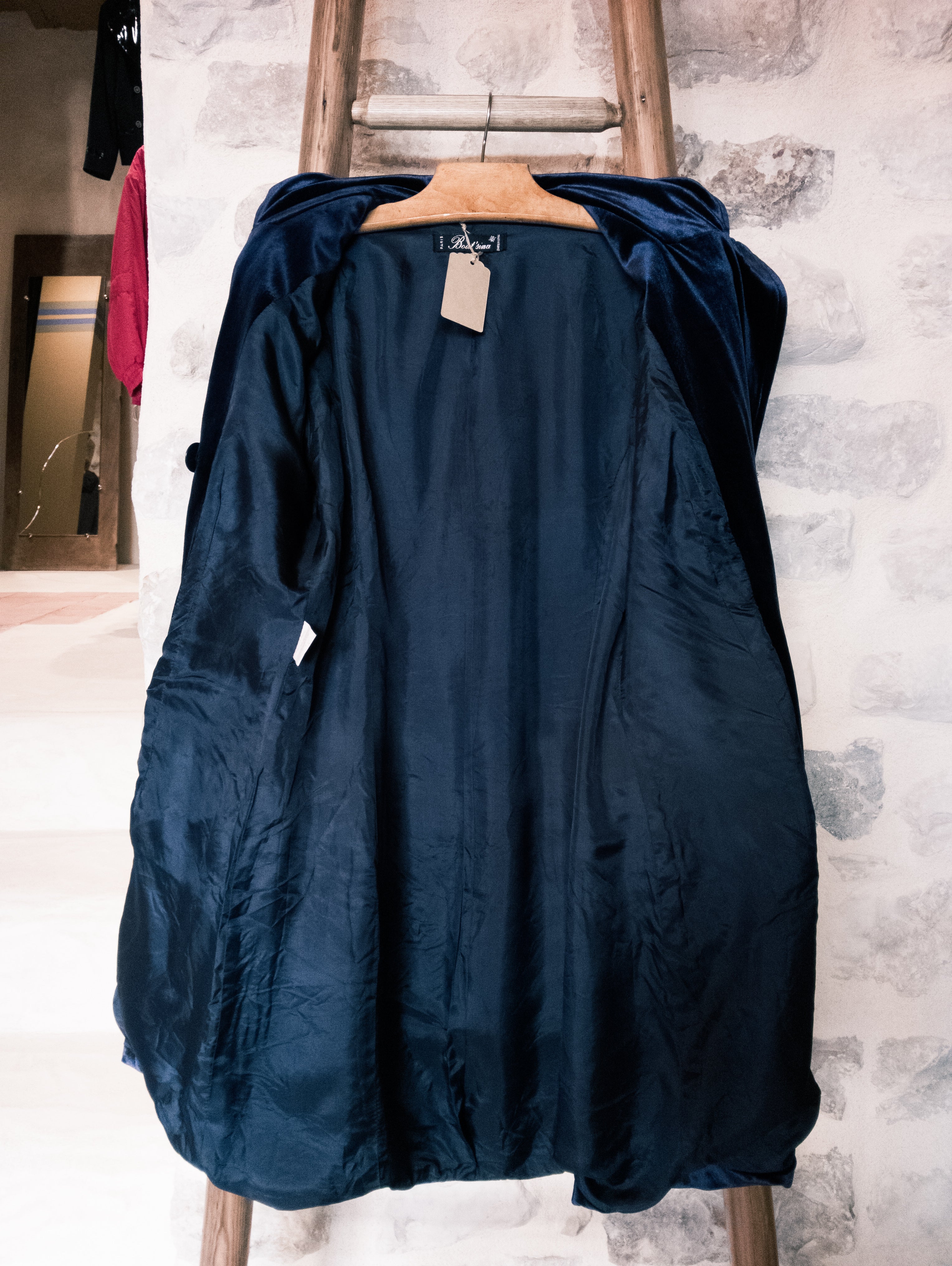 Veste 3/4 Vintage Velours ''Purple Night''