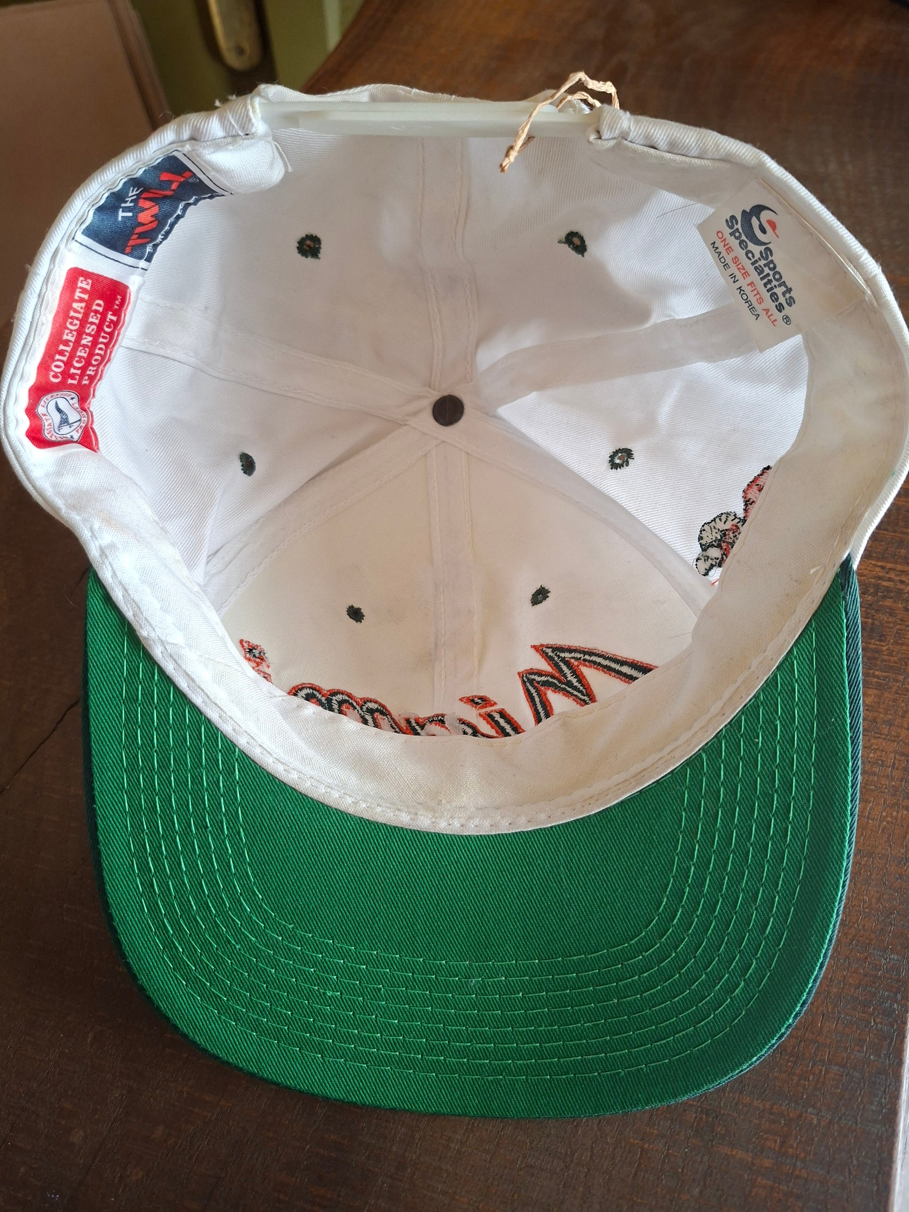 Casquette vintage Miami Hurricanes – Sports Specialties (années 90)