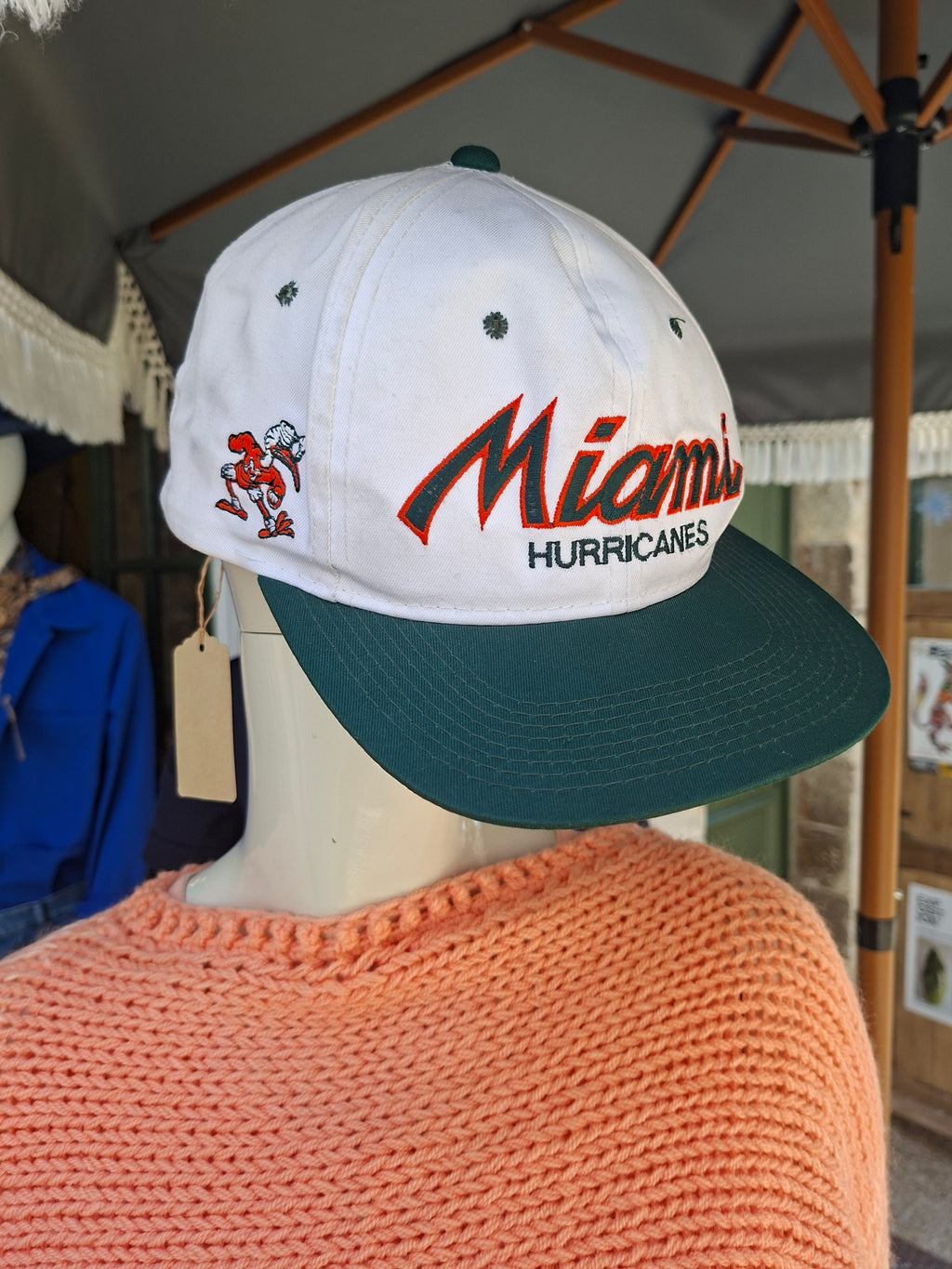 Casquette vintage Miami Hurricanes – Sports Specialties (années 90)