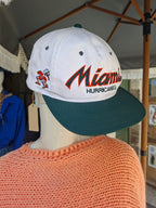 Casquette vintage Miami Hurricanes – Sports Specialties (années 90)
