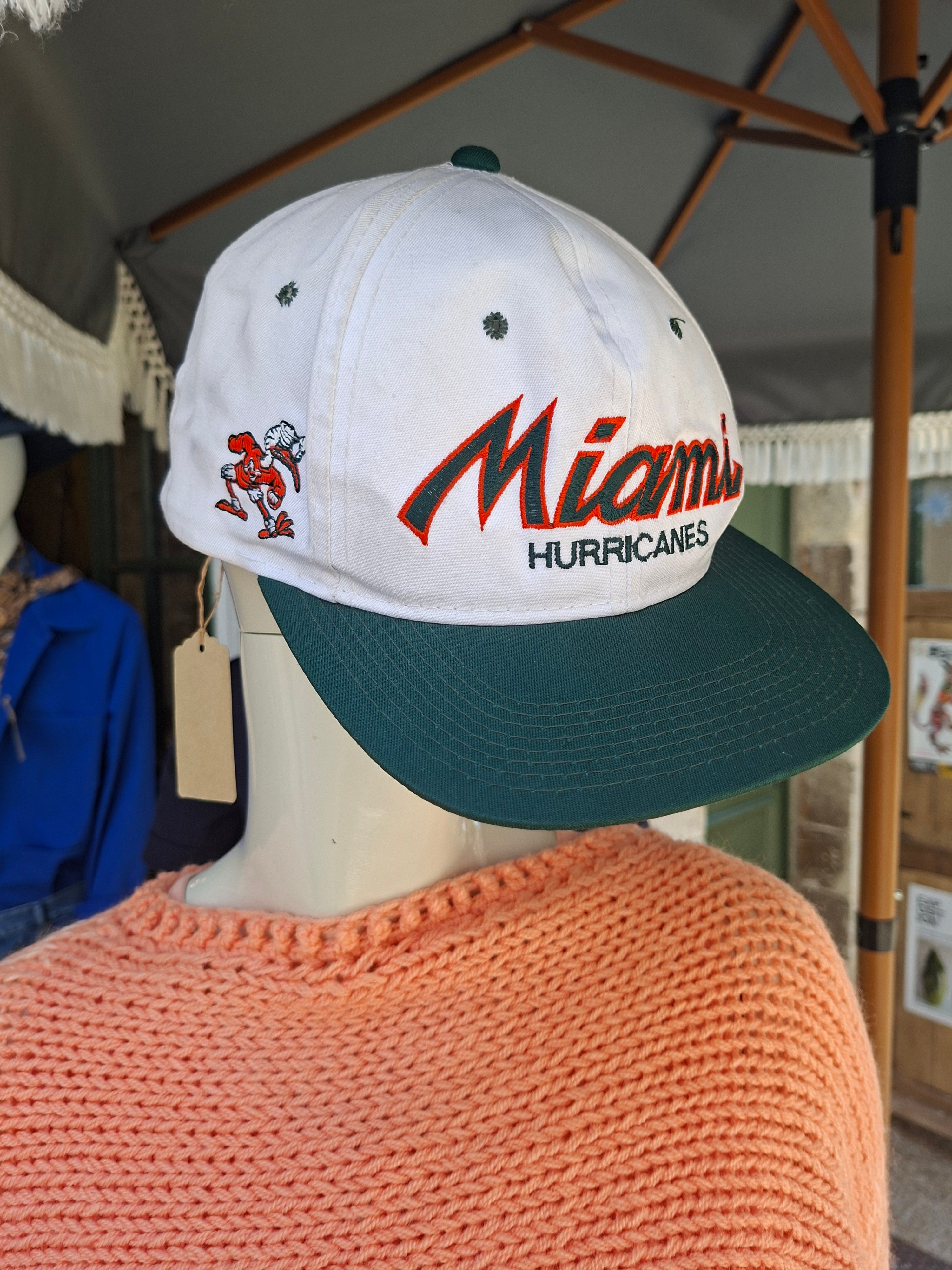 Casquette vintage Miami Hurricanes – Sports Specialties (années 90)