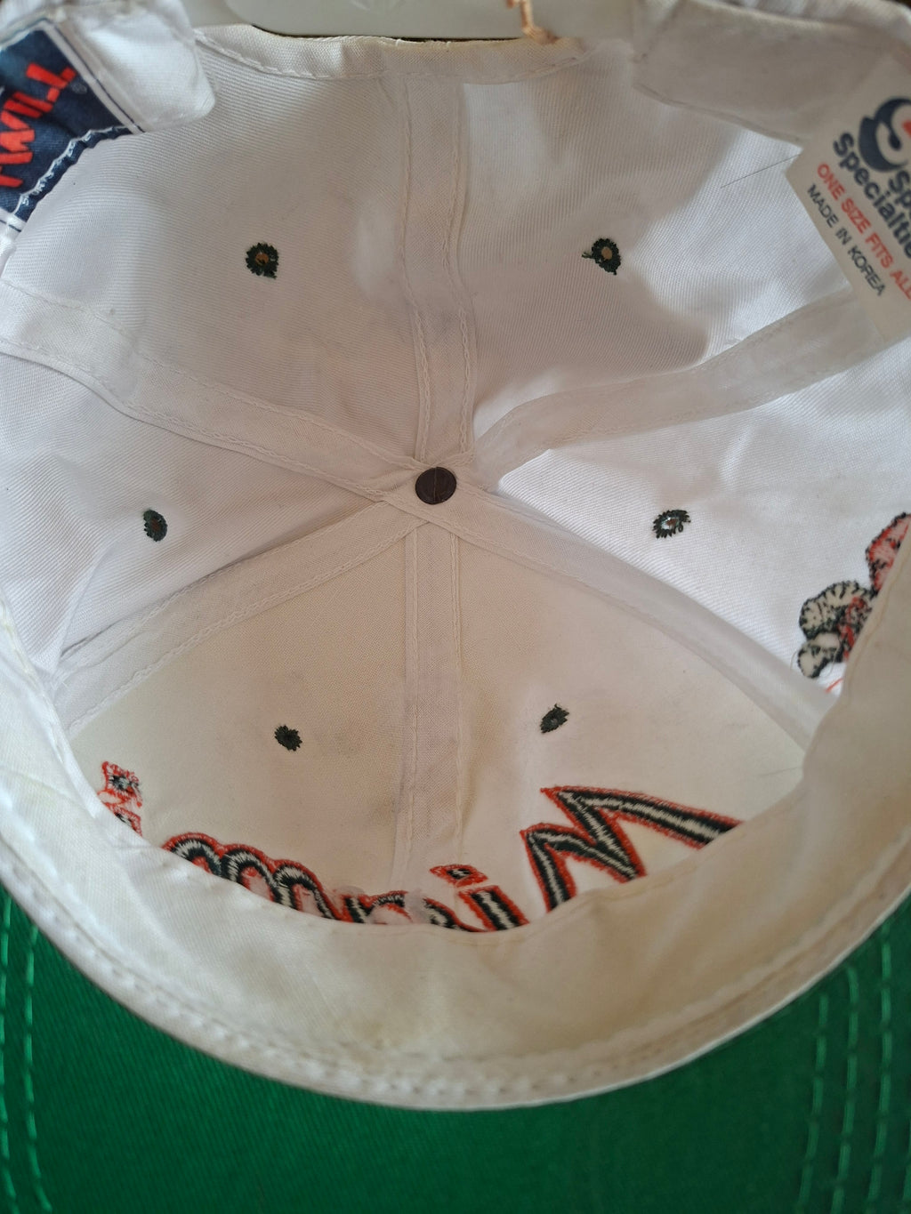 Casquette vintage Miami Hurricanes – Sports Specialties (années 90)